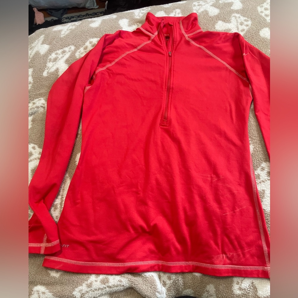 Nike pro long sleeve half zip